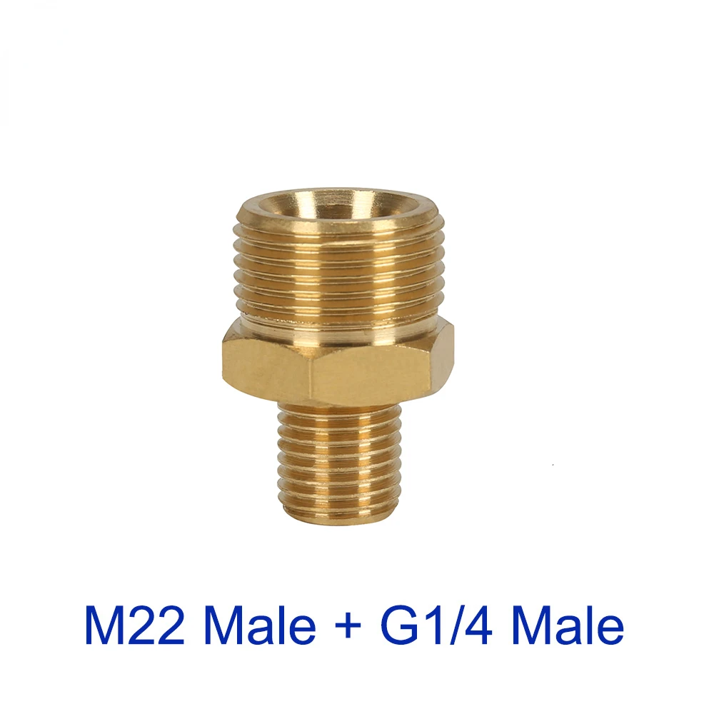 Pressure Washer Brass Adapter M22 + G1/4" Snow Foam Lance Foam Cannon M22 Connector for Kranzle Pressure Washer
Pressure Washer Brass Adapter M22 + G1/4" Snow Foam Lance Foam Cannon M22 Connector for Kranzle Pressure Washer