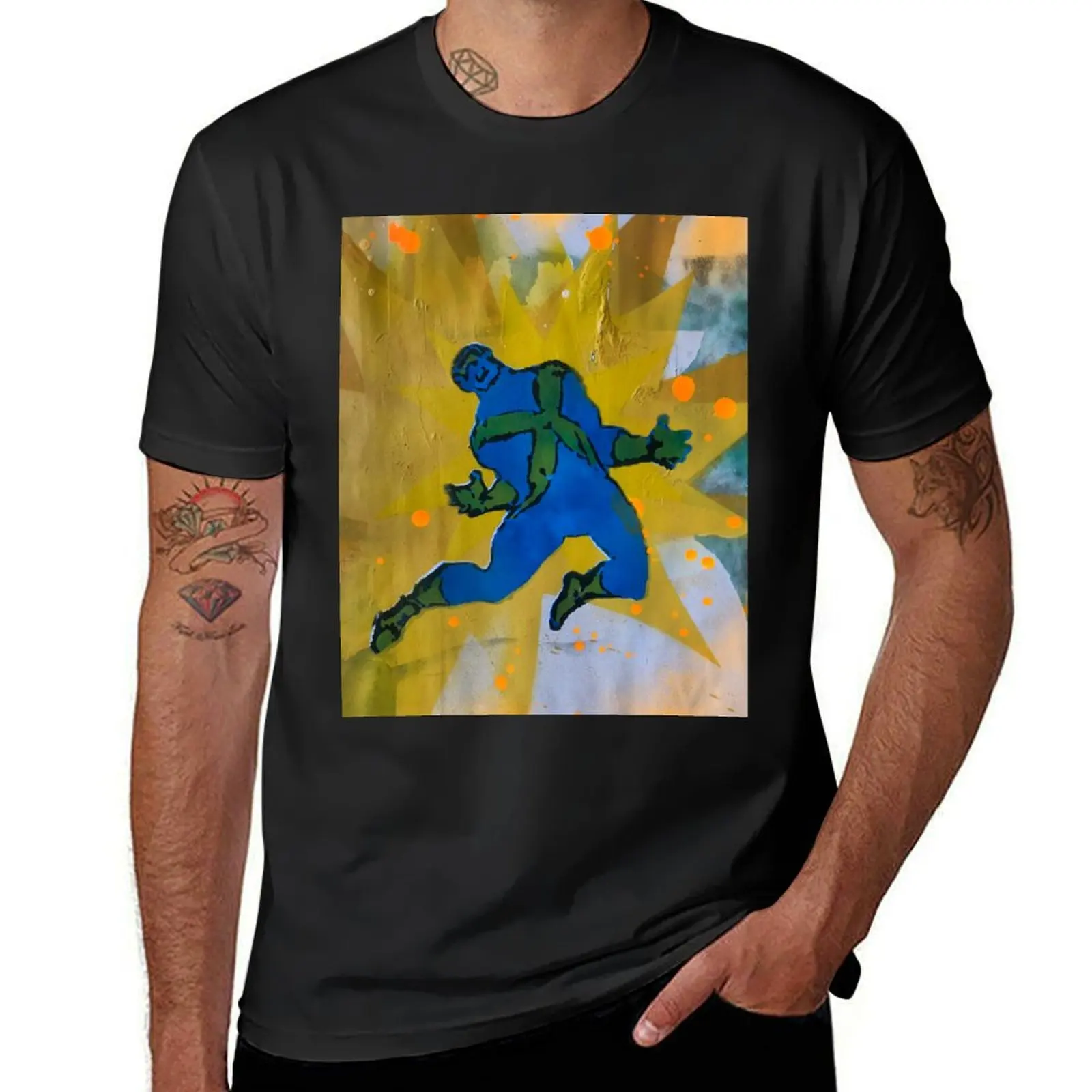 Tractor beam attack! Graffiti wall Pop art Street-art aesthetics T-Shirt summer top cute clothes cute tops t shirt for men
Tractor beam attack! Graffiti wall Pop art Street-art aesthetics T-Shirt summer top cute clothes cute tops t shirt for men