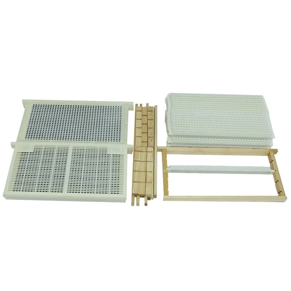 

Rearing Kit include pieces Nest frame accessories , Food grade Plastic Royal jell frames