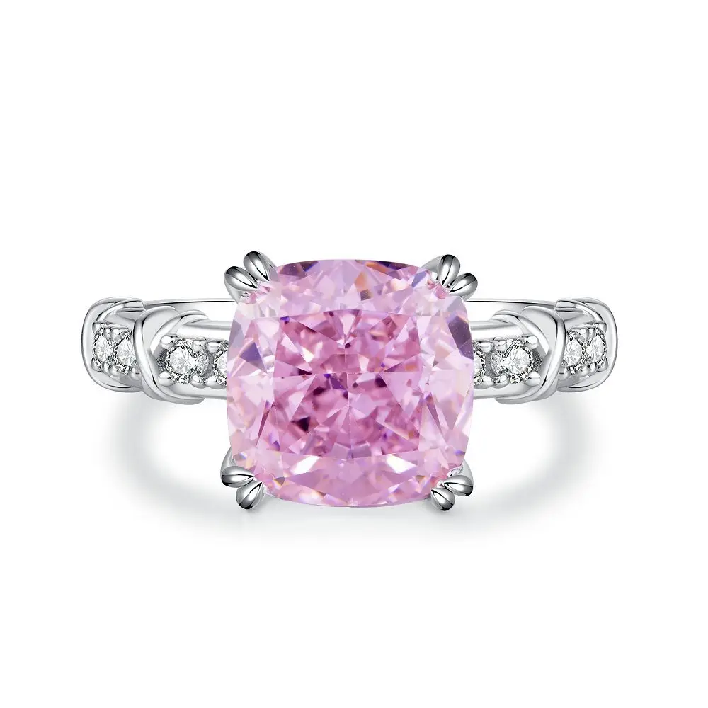 S925 Silver Ring Four Claw Square Zircon Inlaid Personalized Fashion Versatile Ring Boutique Jewelry for Women
S925 Silver Ring Four Claw Square Zircon Inlaid Personalized Fashion Versatile Ring Boutique Jewelry for Women