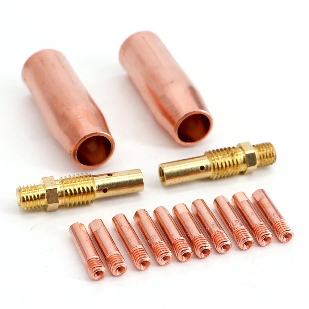 14pcs/set MIG Welding Contact Tip Protective Nozzle For TW 100L Contact Gas Diffuser Nozzle M3 Welding Torch Consumable Kit
14pcs/set MIG Welding Contact Tip Protective Nozzle For TW 100L Contact Gas Diffuser Nozzle M3 Welding Torch Consumable Kit