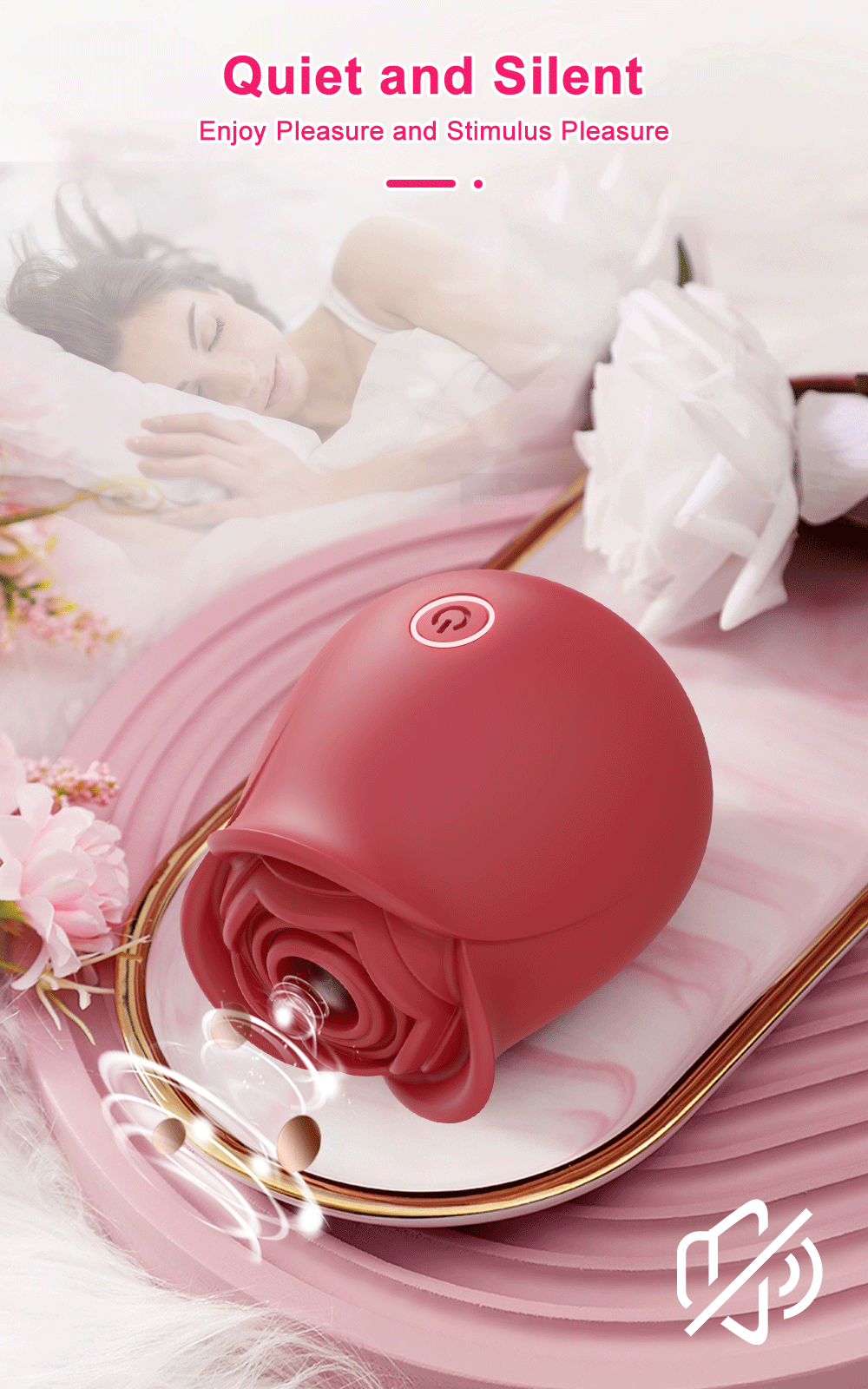 Rose Shape Vagina Sucking Vibrator Female Nipple Sucker Oral Licking Clitoris Clit Stimulation Powerful for Women Adult Sex Toys Rose Shape Vagina Sucking Vibrator Female Nipple Sucker Oral Licking Clitoris Clit Stimulation Powerful for Women Adult Sex Toys