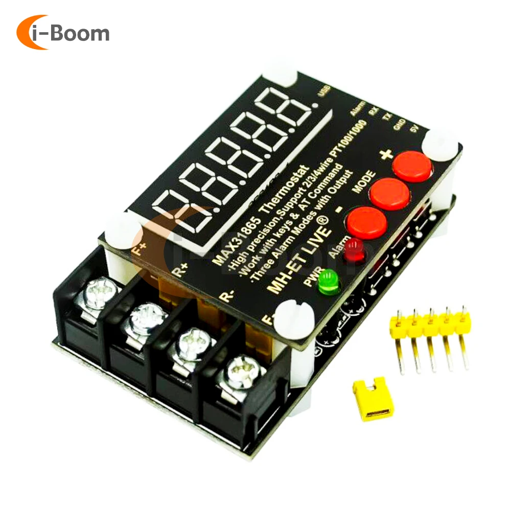 MAX31865 -200 ℃-650 ℃ регулятор температуры DC 3,3-5V цифровой модуль контроля температуры PT100 серийный выход программное обеспечение отладки
MAX31865 -200 ℃-650 ℃ регулятор температуры DC 3,3-5V цифровой модуль контроля температуры PT100 серийный выход программное обеспечение отладки