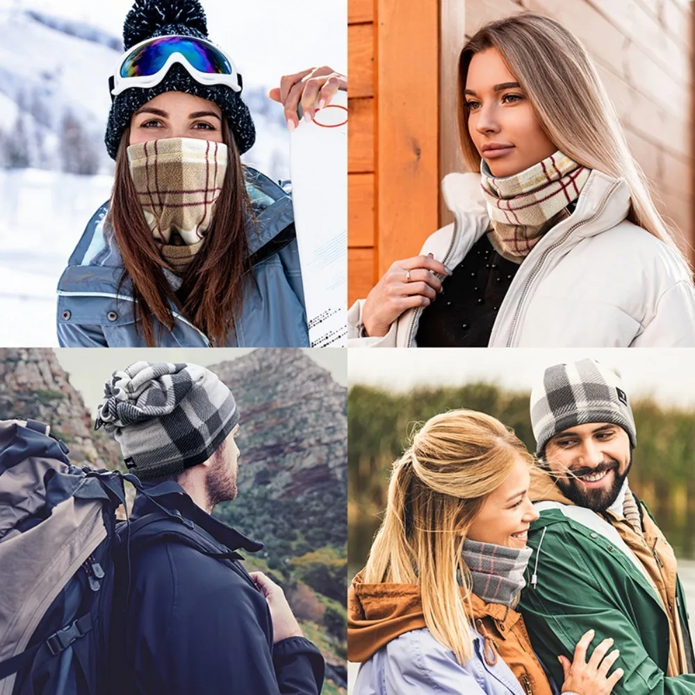 

Fashion Windproof Thickening Bib Ski Motorcycle Scarf Winter Women Men Scarf Snood Cowl Tube Thermal Neck Warmer Fleece Scarves