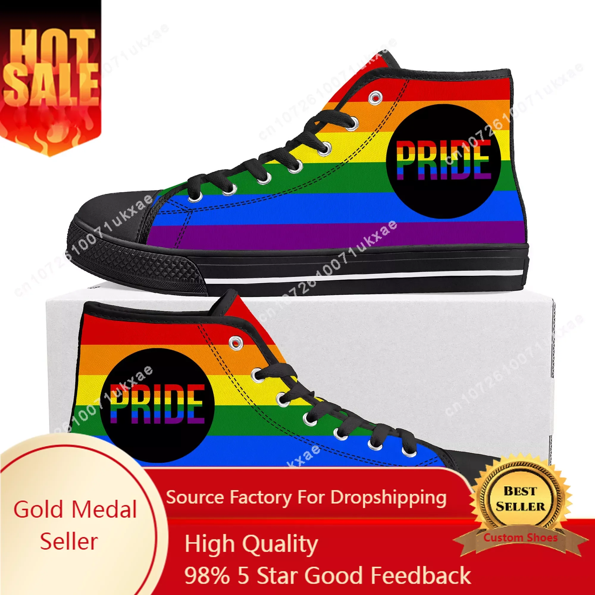 LGBT ocmogic Pride rainbow High Top Sneakers Mens Womens Teenager Canvas Sneaker Casual Custom Made Shoes Customize Shoe
LGBT ocmogic Pride rainbow High Top Sneakers Mens Womens Teenager Canvas Sneaker Casual Custom Made Shoes Customize Shoe