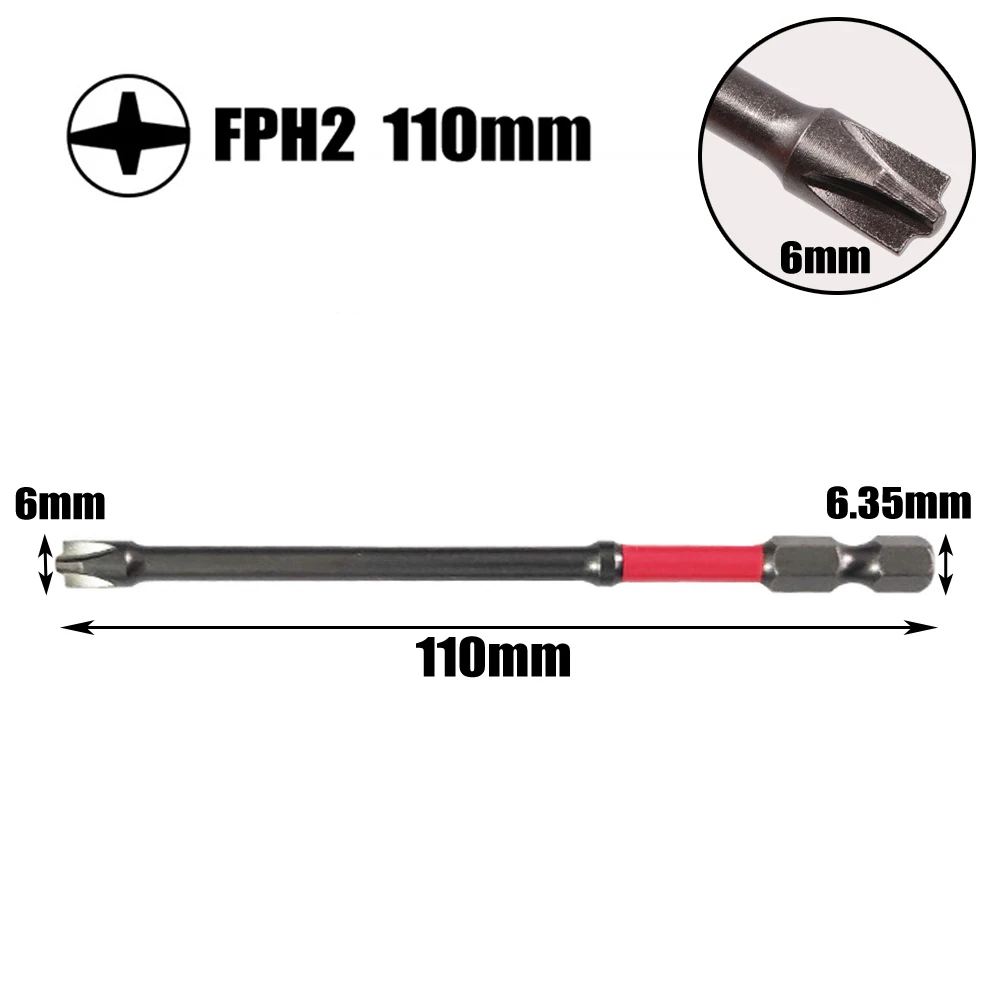 10pcs Red 65-110mm Alloy Steel Magnetic Special Slotted Cross Screwdriver Bit For Electrician FPH2 Hand Tool Accessories
10pcs Red 65-110mm Alloy Steel Magnetic Special Slotted Cross Screwdriver Bit For Electrician FPH2 Hand Tool Accessories