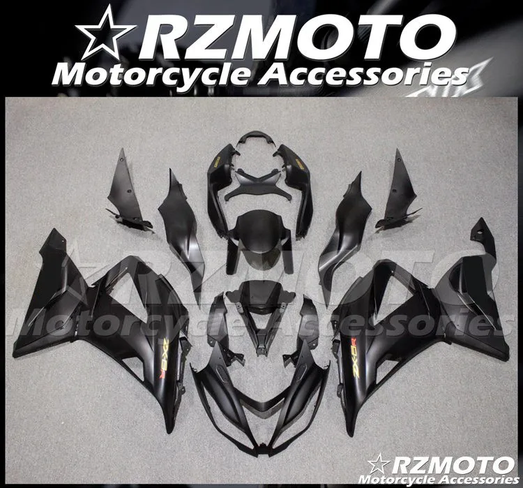 

4Gifts New ABS Fairings kit Fit For Kawasaki ZX-6R ZX6R 636 599 2013 2014 2015 2016 2017 2018 Bodywork Set Custom Black Matt