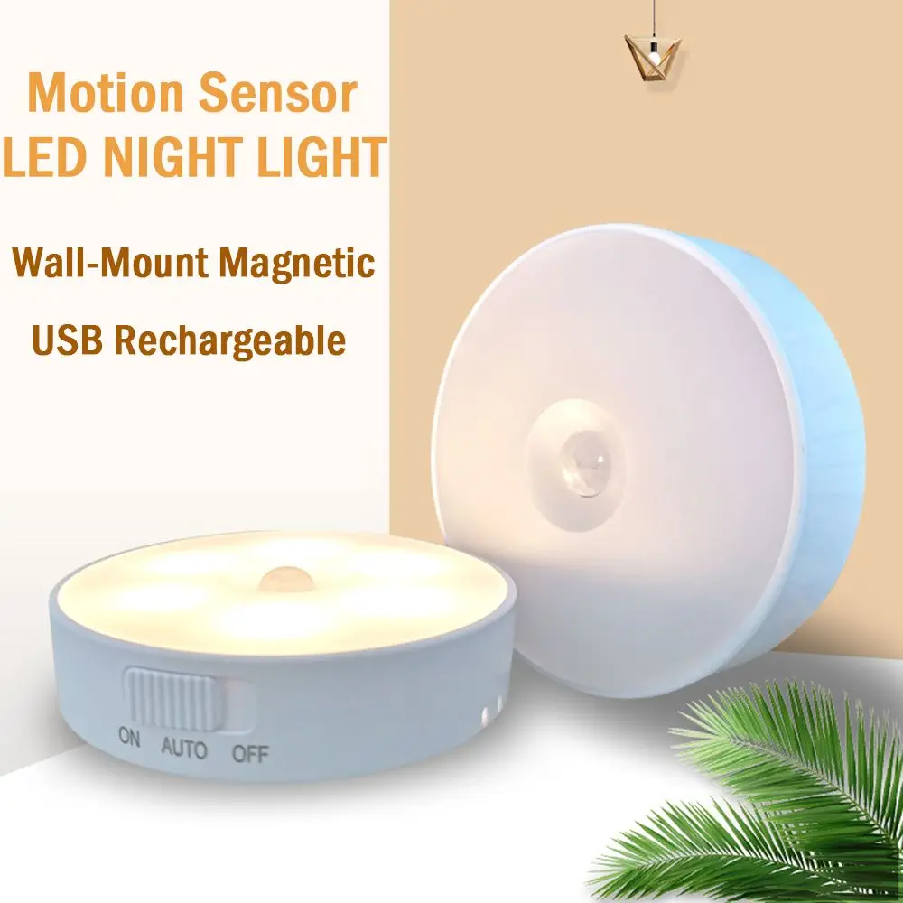 Mini Wall-Mounted Kitchen Cabinet Motion Sensor Human Body Induction Lights LED Wireless Night Light USB Rechargeable
Mini Wall-Mounted Kitchen Cabinet Motion Sensor Human Body Induction Lights LED Wireless Night Light USB Rechargeable