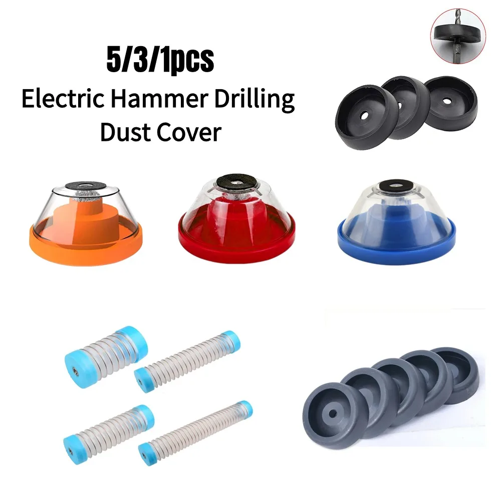 5/3/1pcs Household Electric Hammer Drilling Dust Cover Electric Drill Drilling Dust Cover Impact Drill Stopper Collector Tool
5/3/1pcs Household Electric Hammer Drilling Dust Cover Electric Drill Drilling Dust Cover Impact Drill Stopper Collector Tool