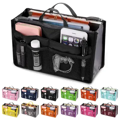 

Cosmetic Bag Makeup Bag Travel Organizer Portable Beauty Pouch Functional Bag Toiletry Make Up Makeup Organizers Phone Bag Case