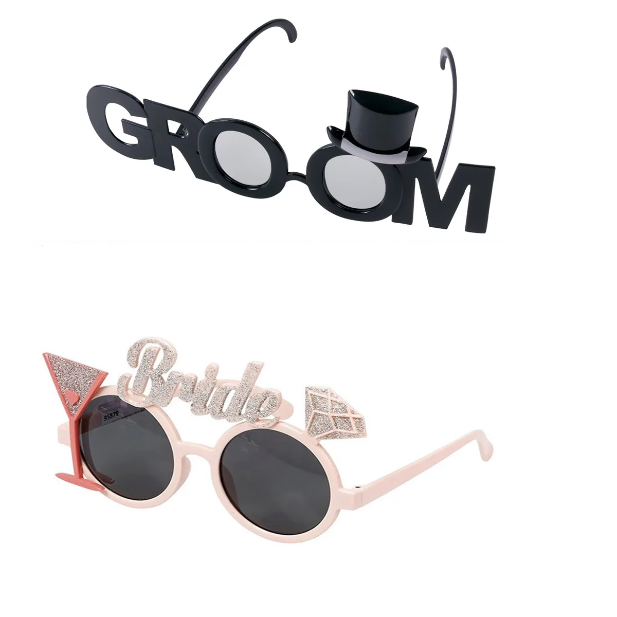 Bride To Be Bride & Groom Groom Glasses Bride Glasses Bachelor Party Eyeglasses Funny Photo Props Wedding Party Decoration 
Bride To Be Bride & Groom Groom Glasses Bride Glasses Bachelor Party Eyeglasses Funny Photo Props Wedding Party Decoration