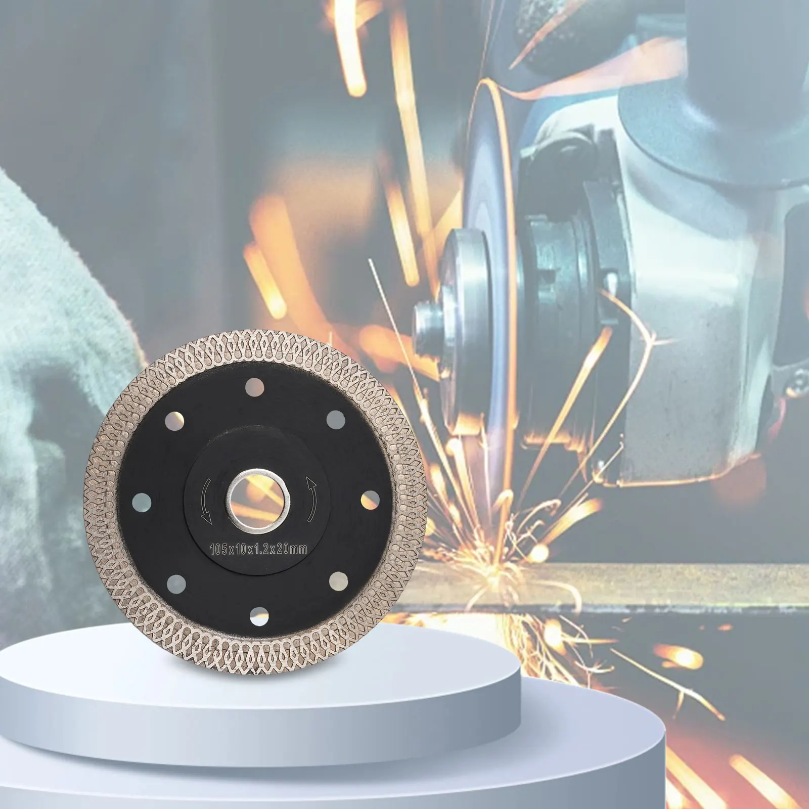 115/125*22.23mm 105*20mm Saw Blade Ultra-thin Diamond Cutting Saw Leaves 4/4.5/5 Inch Angle Grnder Cutting Disc Dry Wet Cutting
115/125*22.23mm 105*20mm Saw Blade Ultra-thin Diamond Cutting Saw Leaves 4/4.5/5 Inch Angle Grnder Cutting Disc Dry Wet Cutting