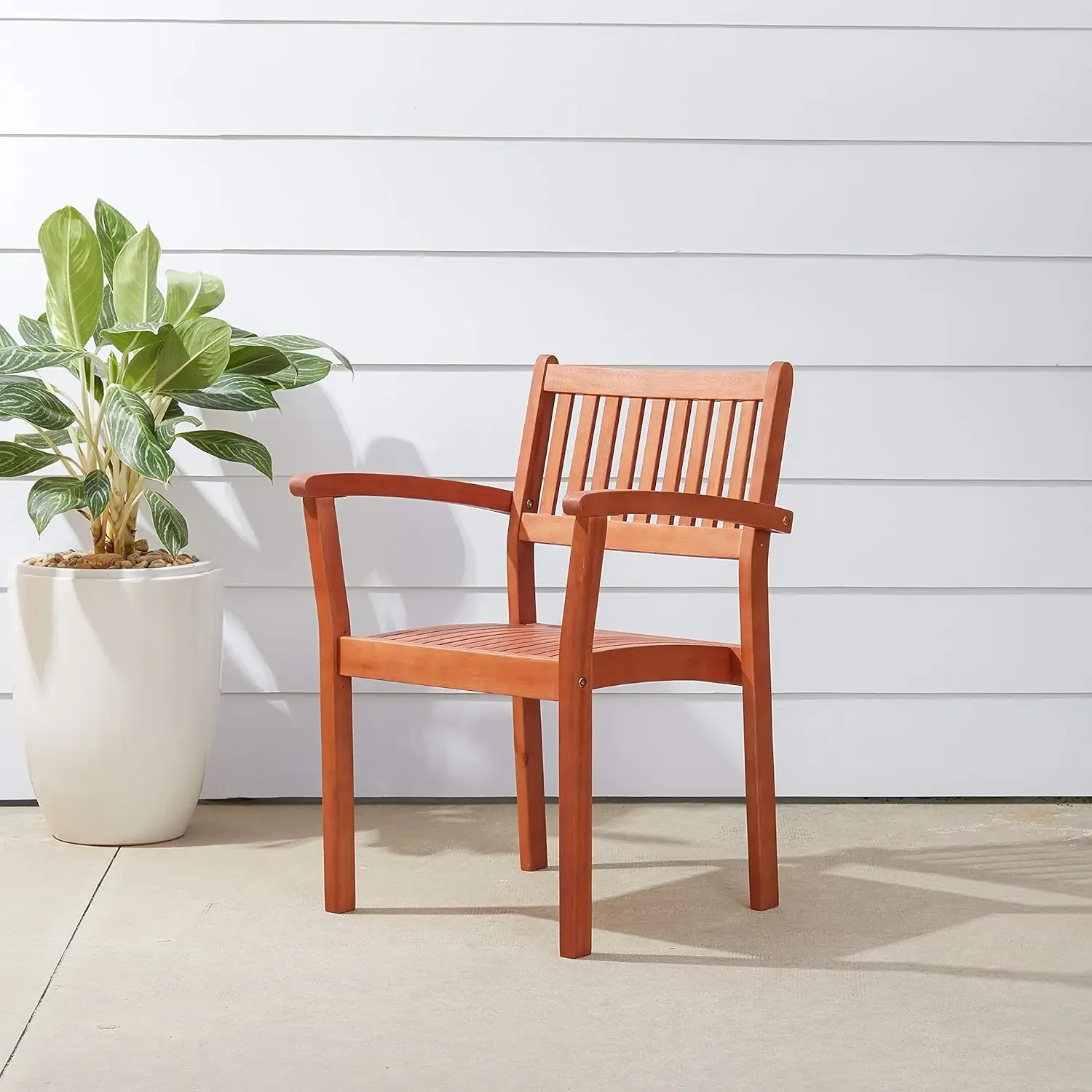 

Outdoor Garden Stacking Armchair (Set of 4) Outdoor Chair Patio Furniture