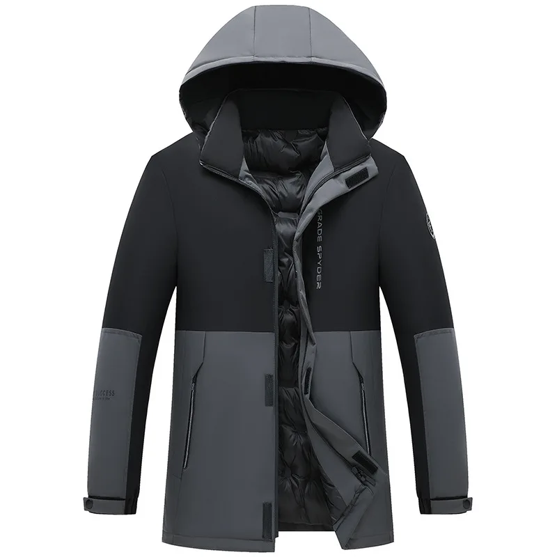 2022 new fashion men's winter zipper hooded cotton coat casual men's winter stitching thick cotton coat
2022 new fashion men's winter zipper hooded cotton coat casual men's winter stitching thick cotton coat