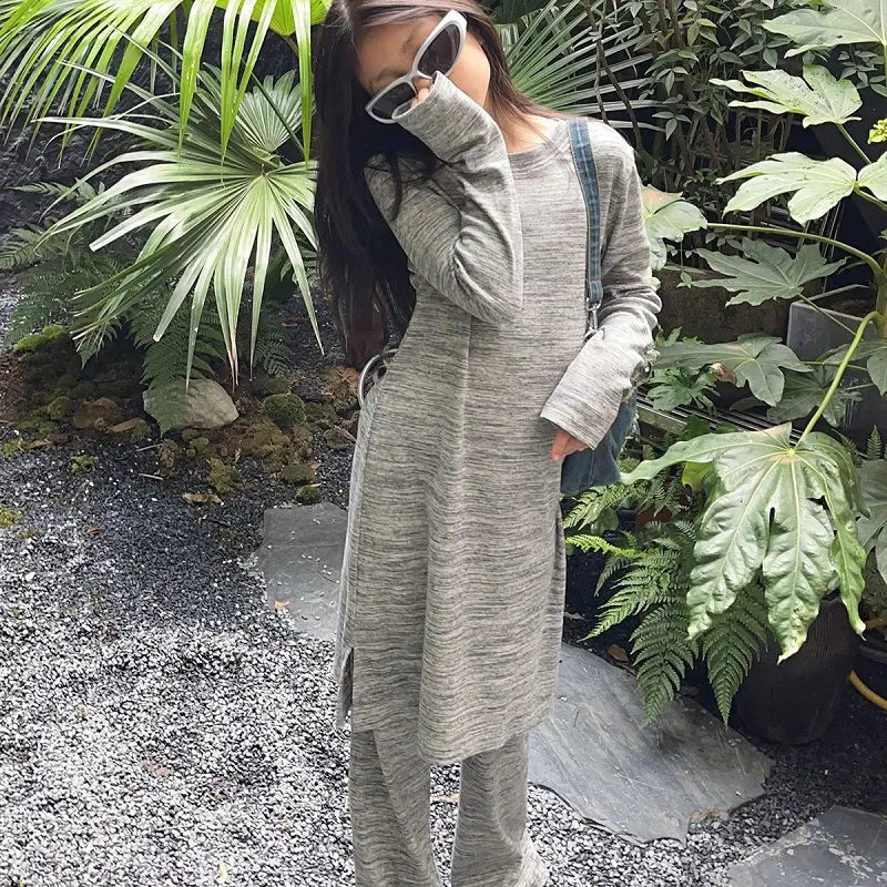 Korean autumn baby girls clothes gray long hoodies and pants set kids outfits toddler streetwear sweatshirt capris 3-8 years old
Korean autumn baby girls clothes gray long hoodies and pants set kids outfits toddler streetwear sweatshirt capris 3-8 years old