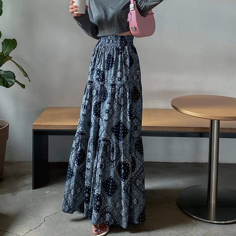 2023 Spring And Summer New Fashion National Style Printing Gentle Tie Long Skirt Hot Sale Skirt 230
2023 Spring And Summer New Fashion National Style Printing Gentle Tie Long Skirt Hot Sale Skirt 230
