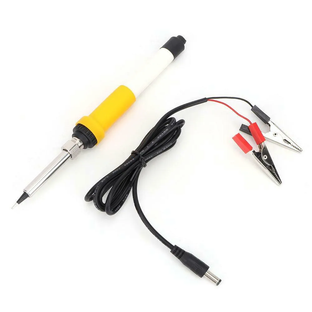 40W Electric Soldering Iron Auto Car Portable Powered Wiring Repair 1 Set Ceramic Heating Core Clip For Soldering
40W Electric Soldering Iron Auto Car Portable Powered Wiring Repair 1 Set Ceramic Heating Core Clip For Soldering