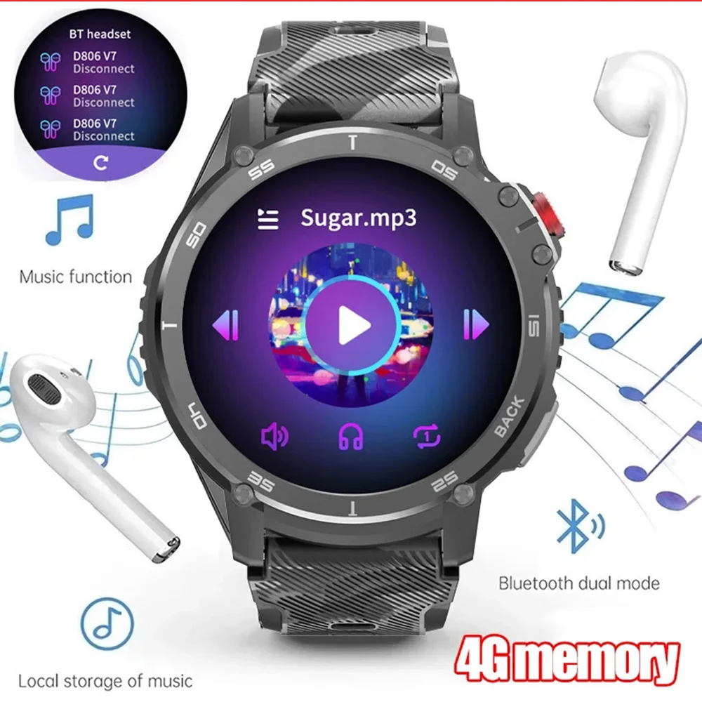 4G ROM Local Music Playback Smartwatches 1.6 Inch Bluetooth Call Smartwatch IP68 Waterproof Sports Smart Clock 2023 New for Men
4G ROM Local Music Playback Smartwatches 1.6 Inch Bluetooth Call Smartwatch IP68 Waterproof Sports Smart Clock 2023 New for Men