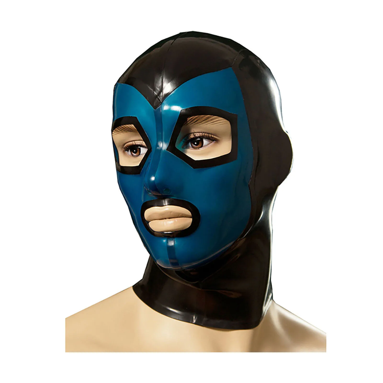 MONNIK Latex Unisex Mask Dark Blue&Black Colors with Rear Zipper Handmade for Catsuit Cosplay Party Clubwear
MONNIK Latex Unisex Mask Dark Blue&Black Colors with Rear Zipper Handmade for Catsuit Cosplay Party Clubwear