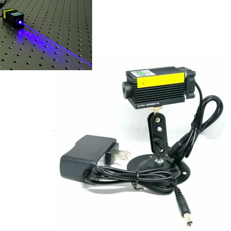 High Power Focusable 450nm 1W/1.6W/2.5W/4W Blue Laser Engraving Module With 12V Adapter & Locator Holder
High Power Focusable 450nm 1W/1.6W/2.5W/4W Blue Laser Engraving Module With 12V Adapter & Locator Holder