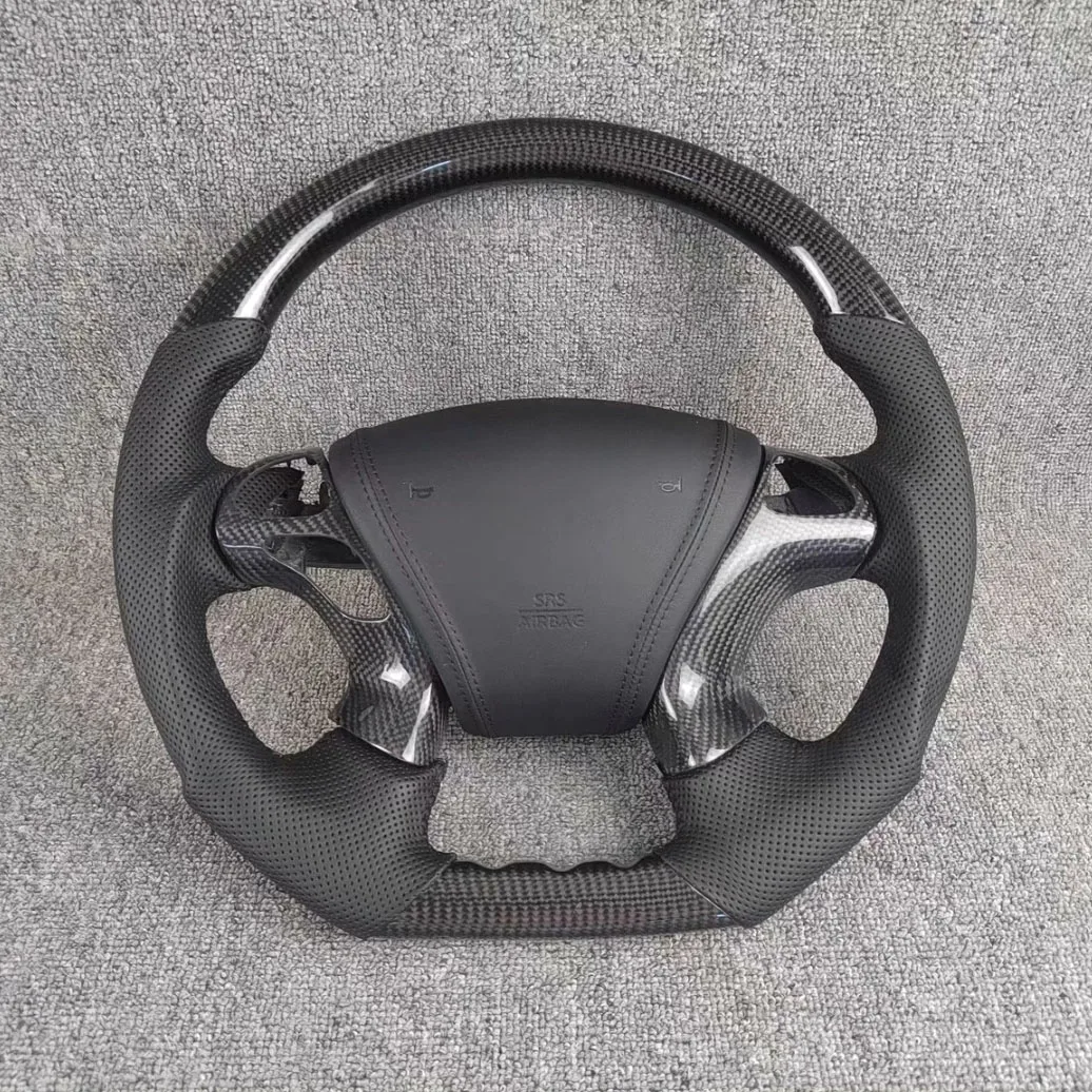 For Infiniti JX35 2013 M M35 M25 M37 M56 QX60 Q70 2013 2014 2015 2016 2017 Carbon Fiber Steering Wheel
For Infiniti JX35 2013 M M35 M25 M37 M56 QX60 Q70 2013 2014 2015 2016 2017 Carbon Fiber Steering Wheel