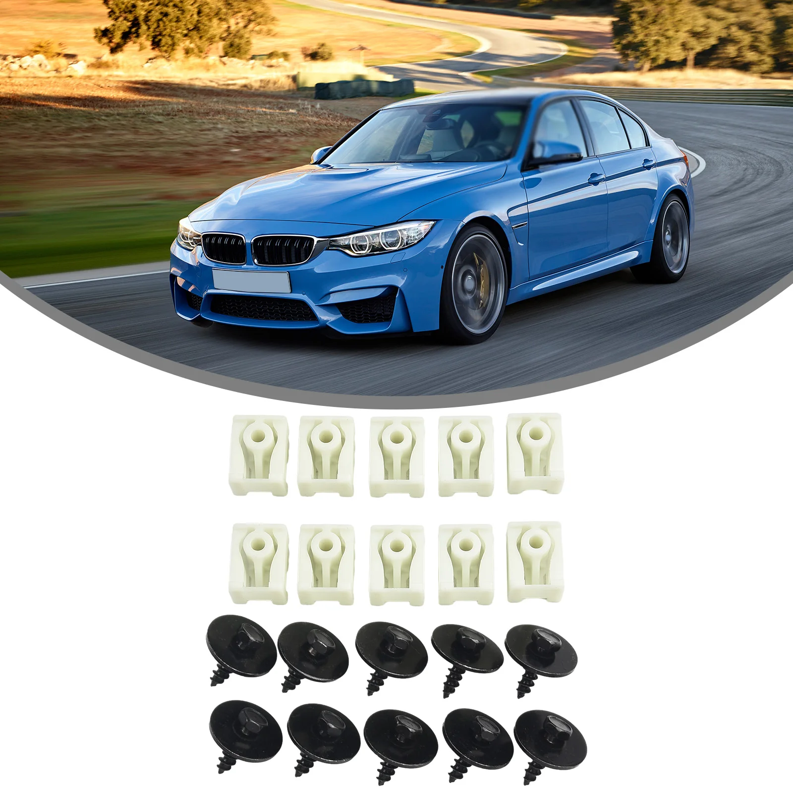 20pcs Car Clips For BMW Nylon Car Under Cover Nut C-Clip Hex-Head Bolt Screw Combo Kit 07149213164 Car Accessories 07147311312
20pcs Car Clips For BMW Nylon Car Under Cover Nut C-Clip Hex-Head Bolt Screw Combo Kit 07149213164 Car Accessories 07147311312