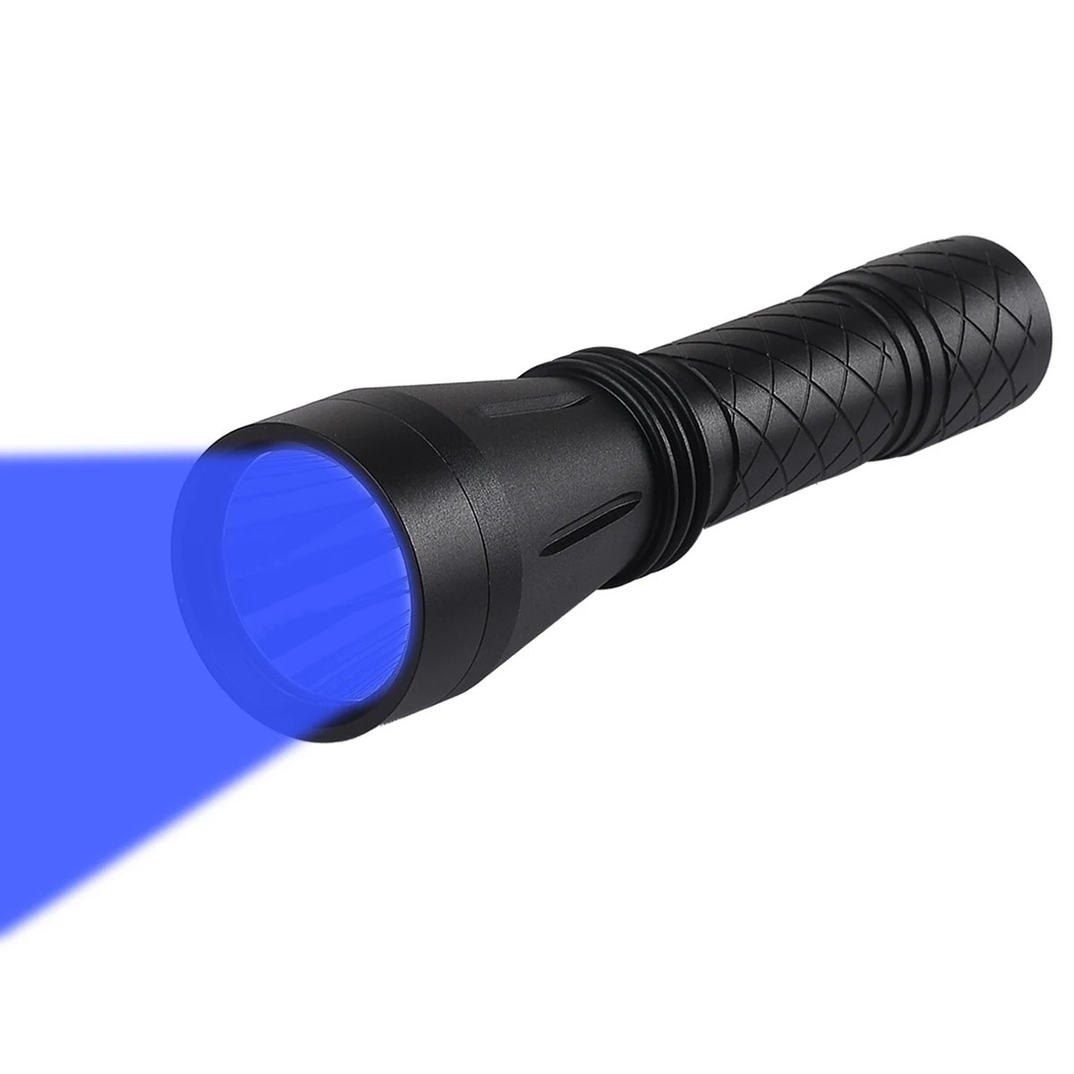 

UltraFire H-B4 High Power Led Flashlights Blue Light Portable Rechargeable Lamp 18650 Tactical Hunting Torch