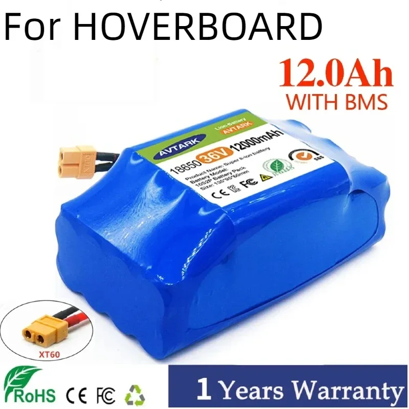 

36V 10S2P 12Ah 36v Electric Scooter Battery Lithium-ion 42v 18650 Battery Pack Scooter Twist Car,electric self balance Battery