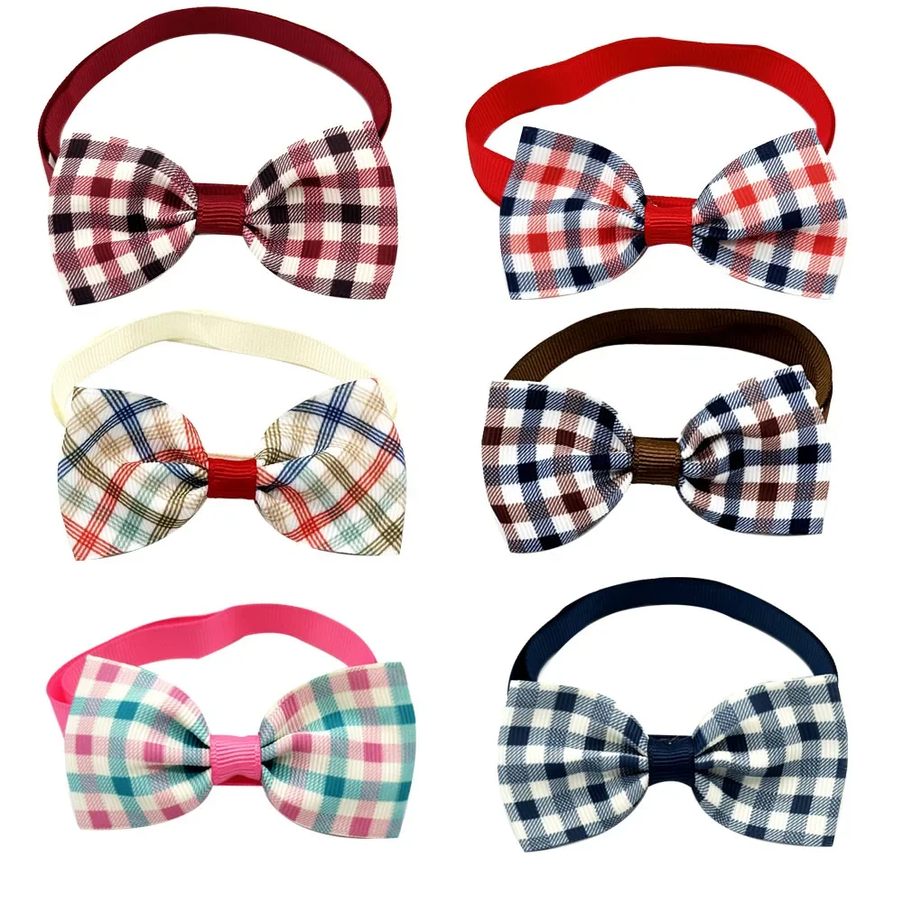 

Pet Small 50/100pcs Cute Bow Collars Supplies Fashion Bowtie Dog for Accessories Tie Bulk Dogs