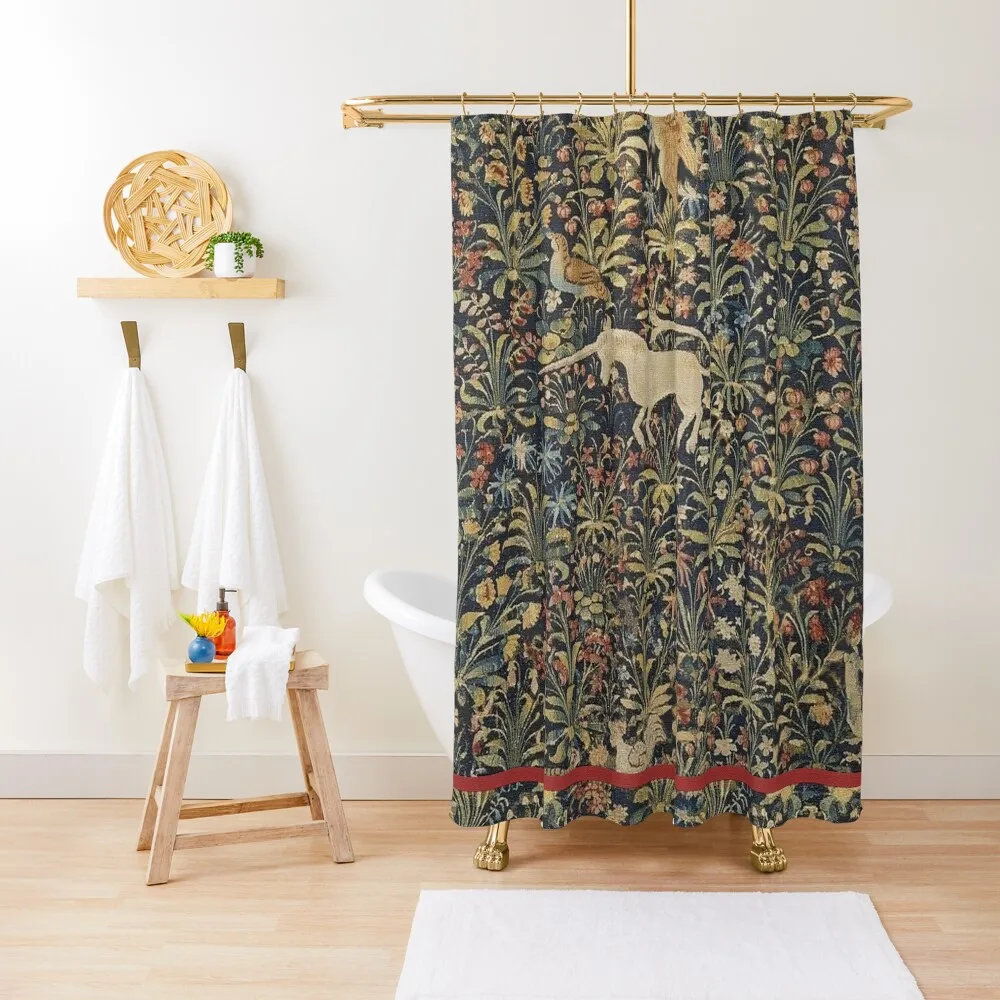 Medieval Tapestry of Unicorn Shower Curtain Anti-Mold Waterproof Shower Bathroom Fabric Shower Bathroom Curtain
Medieval Tapestry of Unicorn Shower Curtain Anti-Mold Waterproof Shower Bathroom Fabric Shower Bathroom Curtain