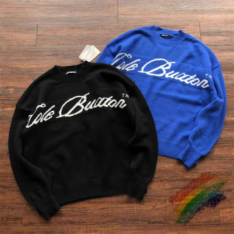 Cole Buxton Jacquard For Sweater Men Women Blue Black Oversize CB Knitted Sweatshirts Inside Tags
Cole Buxton Jacquard For Sweater Men Women Blue Black Oversize CB Knitted Sweatshirts Inside Tags