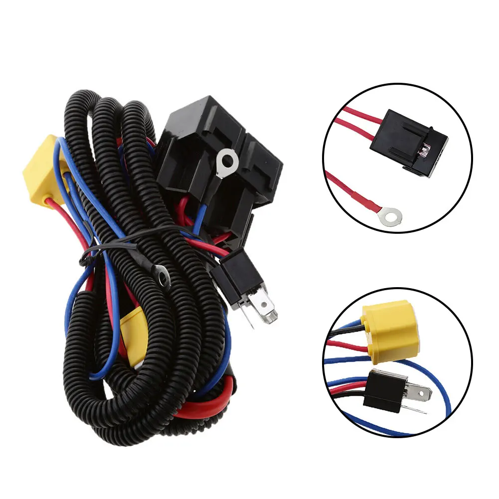 7 Inch Halogen H4 Headlight Relay Harness With Ceramic Plugs Car Headlamp Lights Bulb Relay Wiring Harness Socket Plug Wire Kit
7 Inch Halogen H4 Headlight Relay Harness With Ceramic Plugs Car Headlamp Lights Bulb Relay Wiring Harness Socket Plug Wire Kit