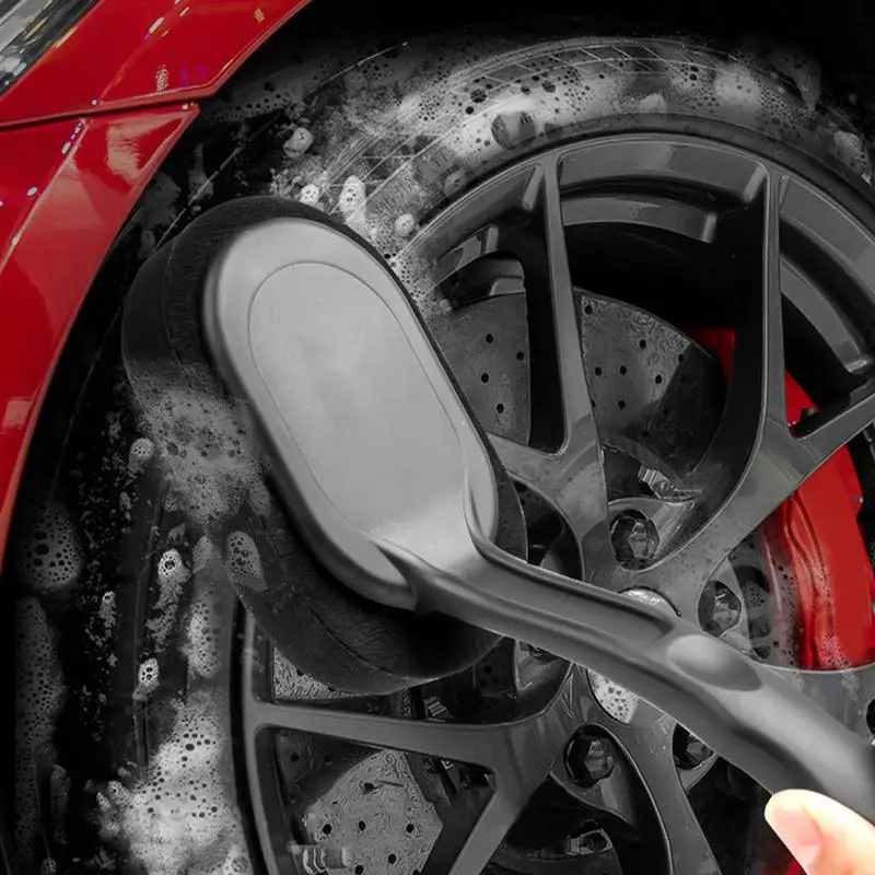 Tire Waxing Brush Long Handle Sponge Brush Car Tire Shine Applicator Automotive Polishing Tool For Cars Cleaning Care Black
Tire Waxing Brush Long Handle Sponge Brush Car Tire Shine Applicator Automotive Polishing Tool For Cars Cleaning Care Black