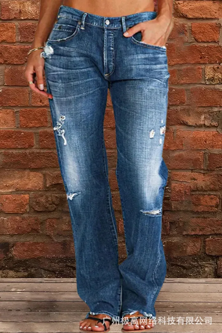 2023 Spring New Women's Clothing, Women's Jeans, Street Fashion Pants Ladies Broken Casual Straight Jeans
2023 Spring New Women's Clothing, Women's Jeans, Street Fashion Pants Ladies Broken Casual Straight Jeans