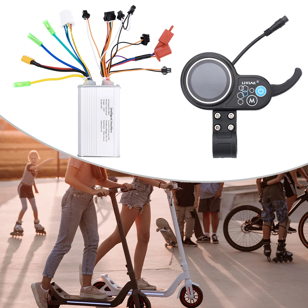 Ebike Sine Wave Controller 48V 20A + 6Pins LCD Display For LIVIAE Electric Scooter Grooves Design Replacement Part Accessories
Ebike Sine Wave Controller 48V 20A + 6Pins LCD Display For LIVIAE Electric Scooter Grooves Design Replacement Part Accessories
