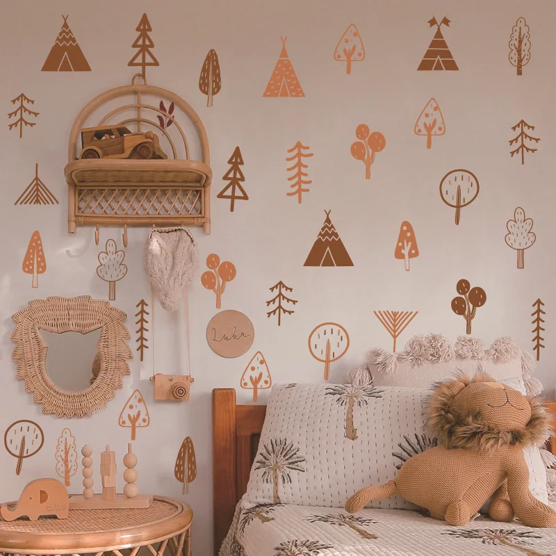 Baby Room Decoration Ins Style Bohemian Forest Tree Wall Stickers Pvc Small Tree Stickers Children's Bedroom Photo Props
Baby Room Decoration Ins Style Bohemian Forest Tree Wall Stickers Pvc Small Tree Stickers Children's Bedroom Photo Props
