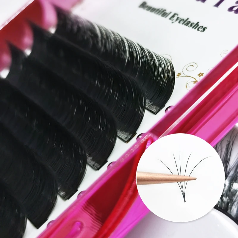 

Easy Fanning Volume lashes Eyelashes Extension Auto Flowering fast blooming fans lashes Fast Delivery