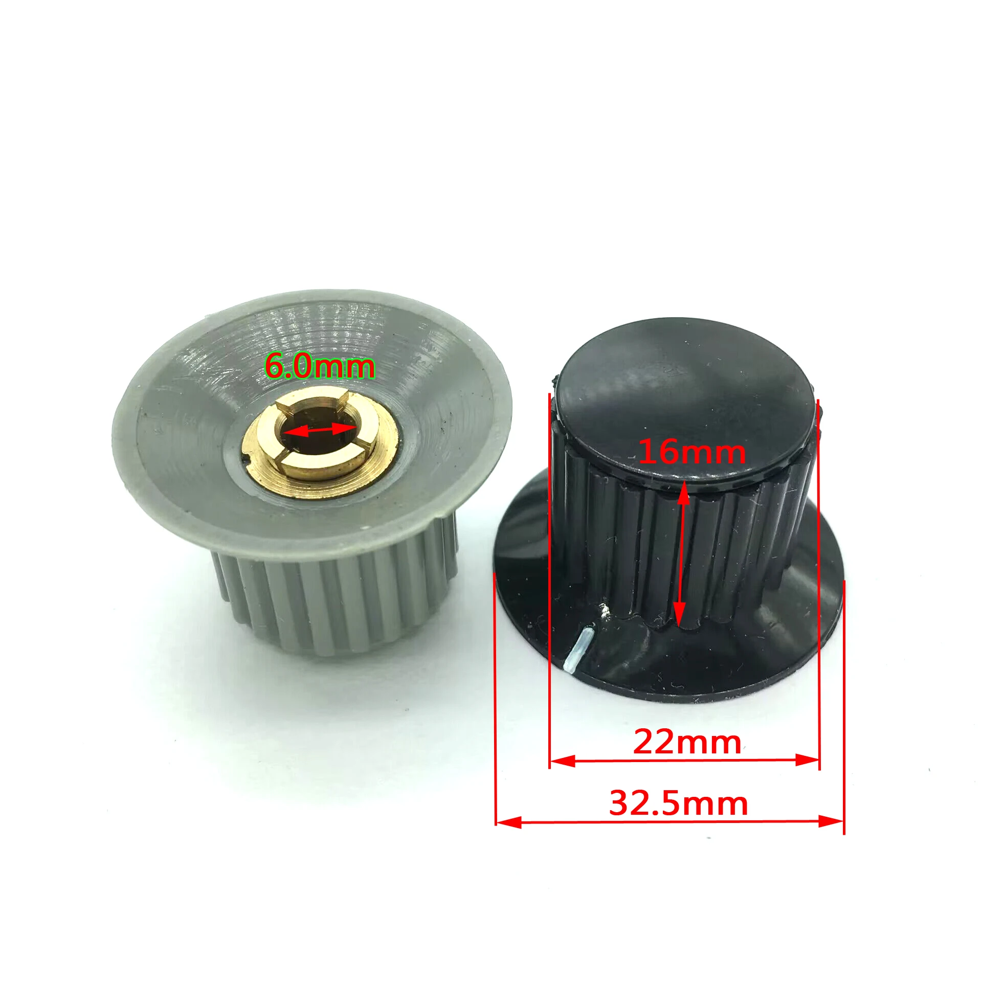 50PCS 5PCS KYP32-20-6J 6mm Black/ Gray Knob Button Cap Is Table For High Quality Turn Around Special Potential Knob
50PCS 5PCS KYP32-20-6J 6mm Black/ Gray Knob Button Cap Is Table For High Quality Turn Around Special Potential Knob