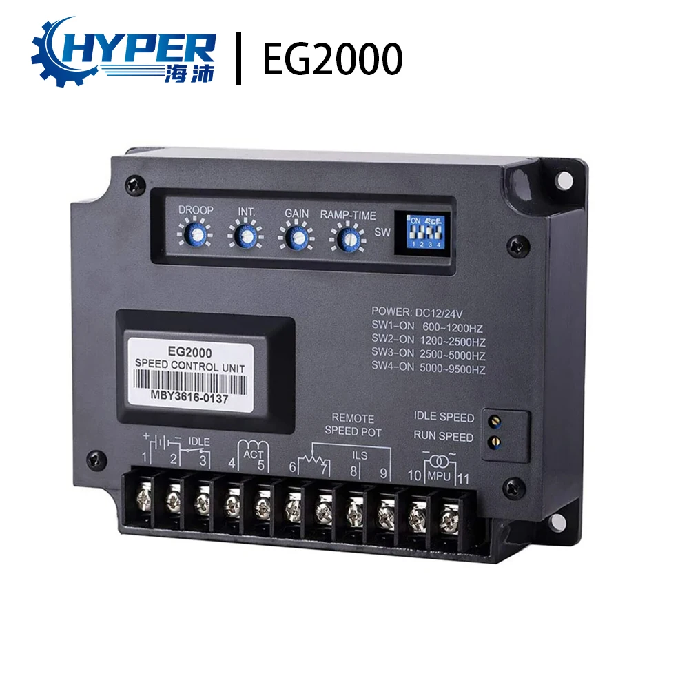 

EG2000 EG3000 EG3002 Electronic Engine Speed Governor Controller Generator Panel Completely replaces Kutai speed controller