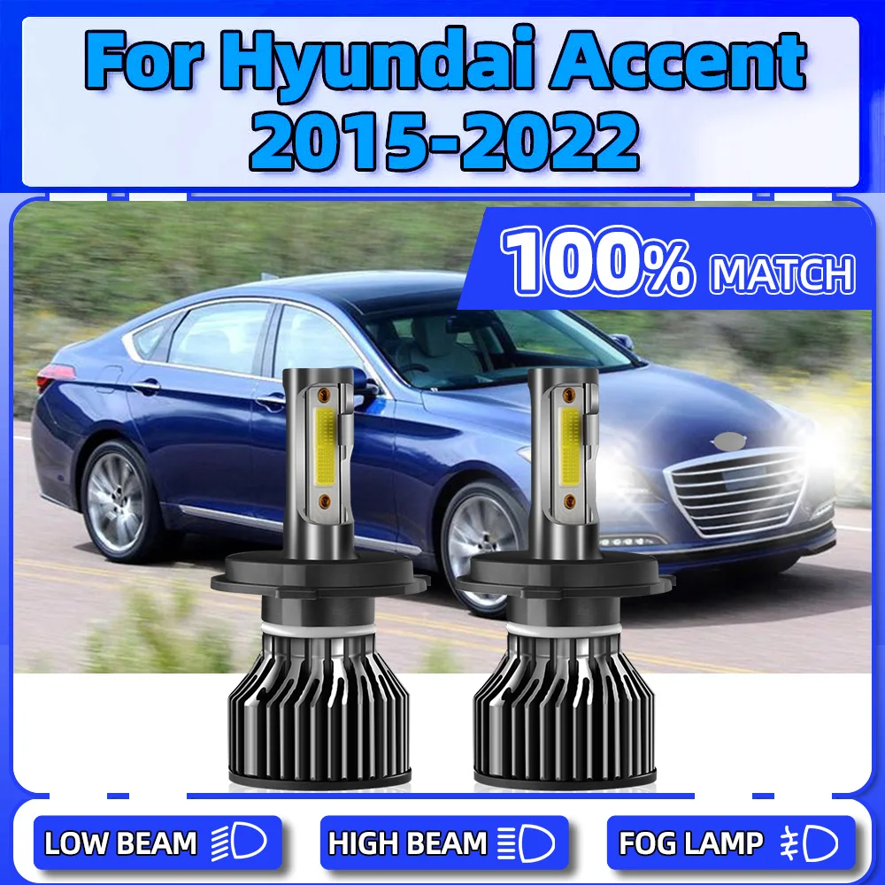 H4 LED Headlight Bulbs 20000LM Turbo Car Front Lamps 120W Auto Lights For Hyundai Accent 2015 2016 2017 2018 2019 2020 2021 2022
H4 LED Headlight Bulbs 20000LM Turbo Car Front Lamps 120W Auto Lights For Hyundai Accent 2015 2016 2017 2018 2019 2020 2021 2022