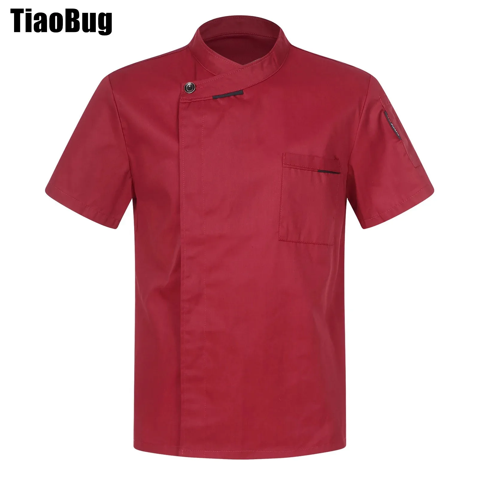 Mens Womens Chef Uniform Coat Cross-Over Chef Kitchen Restaurant Hotel Unisex Cook Uniform with Pockets
Mens Womens Chef Uniform Coat Cross-Over Chef Kitchen Restaurant Hotel Unisex Cook Uniform with Pockets