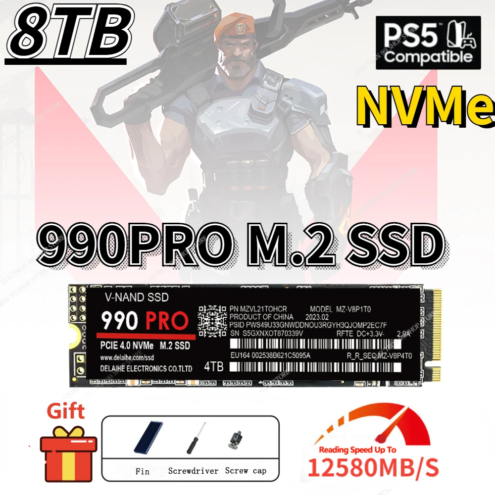 8TB SSD M2 NVME 2TB 990 PRO Internal Solid State Drive 1TB 4TB hdd Hard Disk for laptop Computer m2 sata notebook SSD M.2 NGFF 
8TB SSD M2 NVME 2TB 990 PRO Internal Solid State Drive 1TB 4TB hdd Hard Disk for laptop Computer m2 sata notebook SSD M.2 NGFF