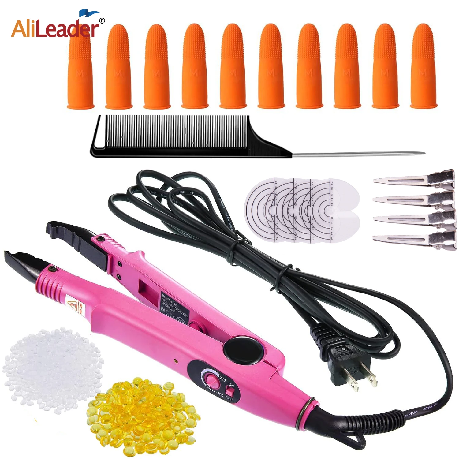 

Pro Variable Constant Heat hair extension iron Keratin Bonding Tools Quality fusion Heat connector machine hair extension kit