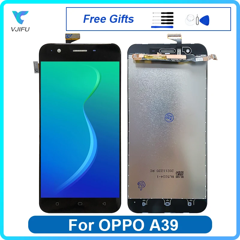 

5.2" For OPPO A39 LCD Display CPH1605 Touch Screen Digitizer Assembly Display Screens Replacement No Dead Pixels 100% Tested
