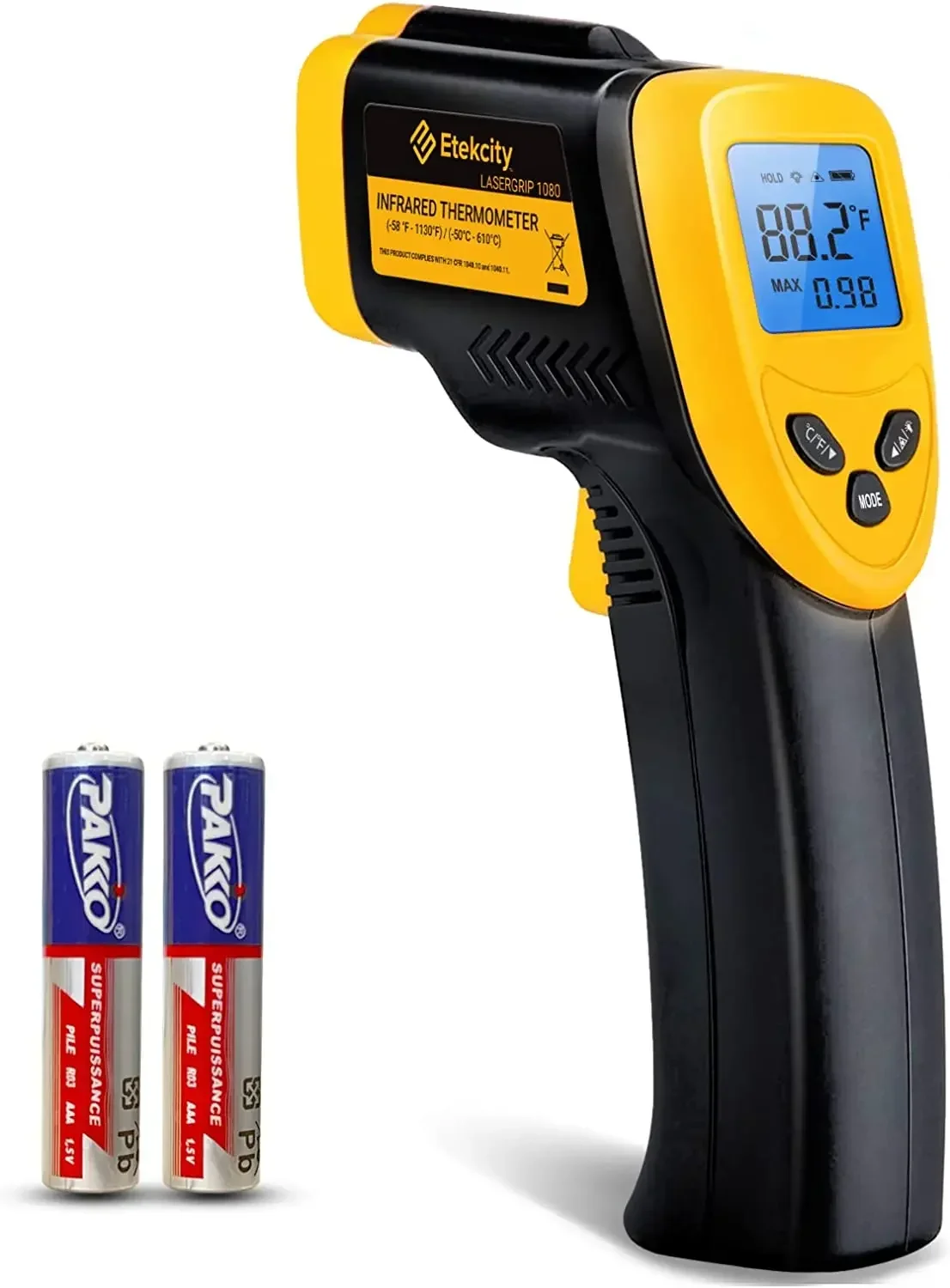 

Summer discount of 50%Etekcity Infrared Thermometer 1080, Heat Temperature Temp Gun for Cooking