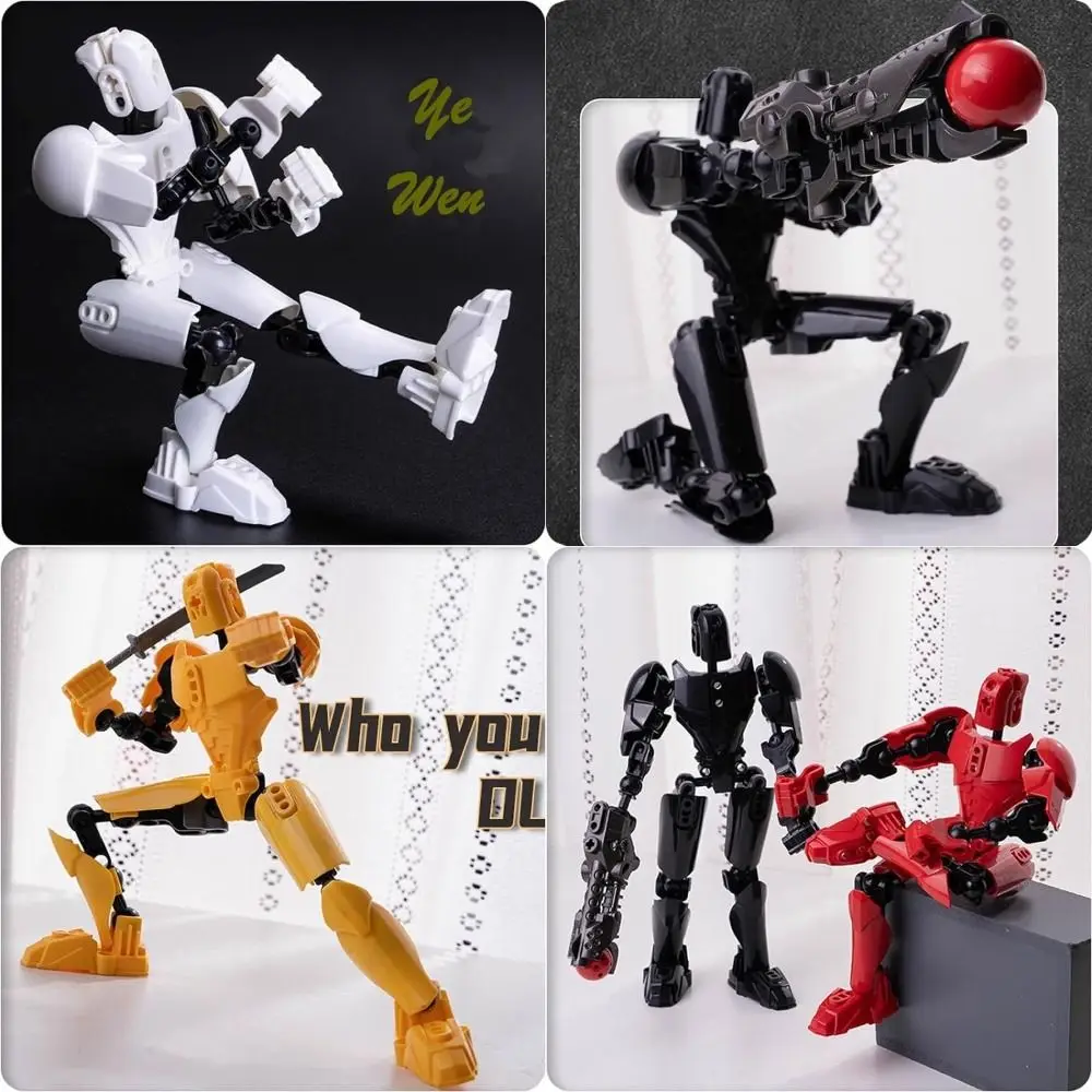 

ABS 3D Printed T13 Action Figure Multi-Jointed Movable Desktop Decoration 3D Printed Mannequin Toy Shapeshift Robot Upgraded