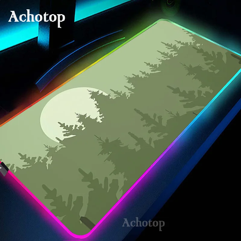 LED Light Gaming Forest Mouse Pad RGB Large Computer Mousepad Gamer Carpet Green Scenery Mouse Mat Desk Play Mats With Backlit
LED Light Gaming Forest Mouse Pad RGB Large Computer Mousepad Gamer Carpet Green Scenery Mouse Mat Desk Play Mats With Backlit