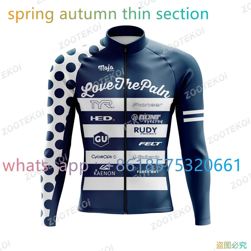 Love The Pain Men Top Mountain Long Sleeve Design Quick-dry Jersey Cycling Jersey Custom Sublimation New Riding Bike Hot Sale
Love The Pain Men Top Mountain Long Sleeve Design Quick-dry Jersey Cycling Jersey Custom Sublimation New Riding Bike Hot Sale