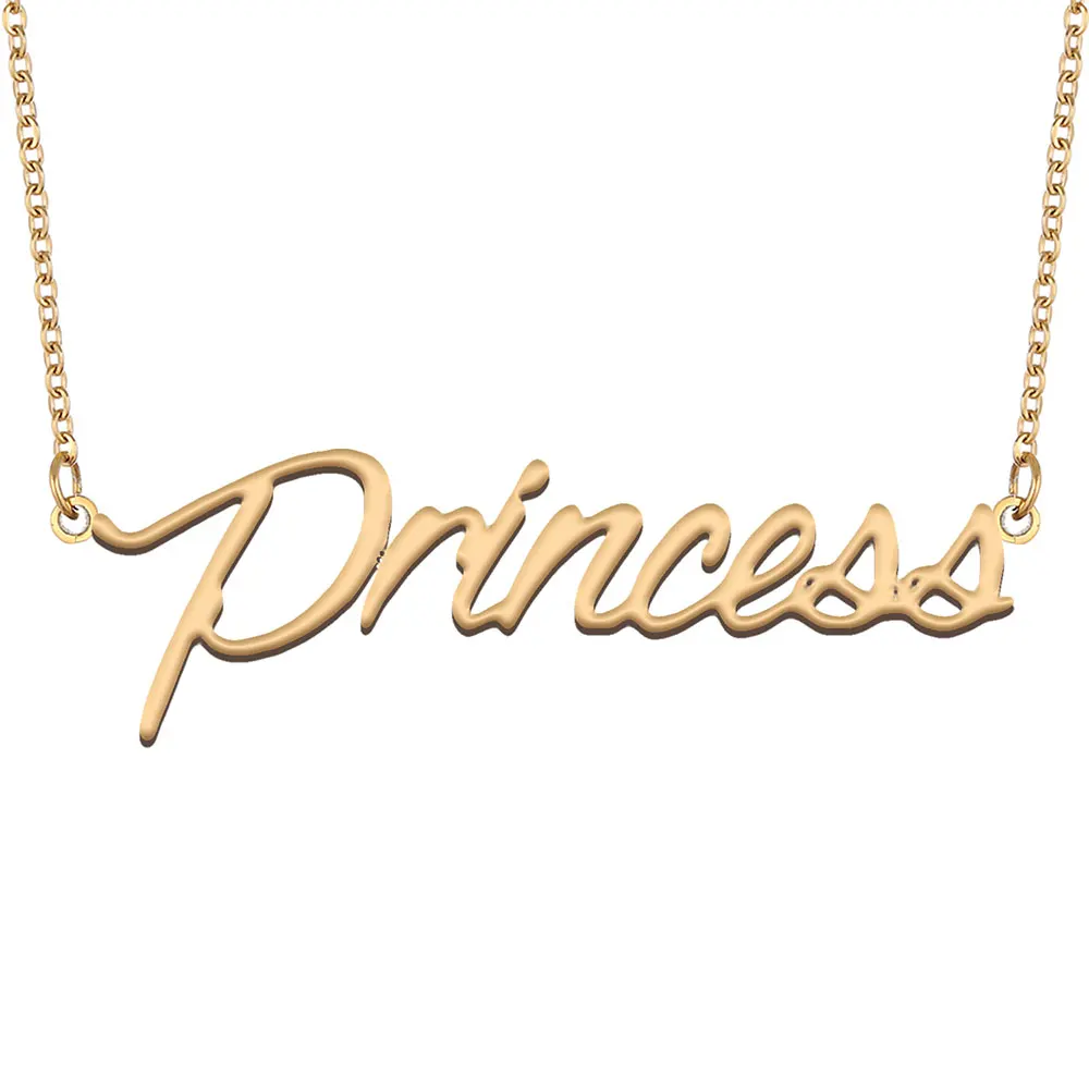 Princess Name Gold Pendant for Women Nameplate Necklace Stainless Script Font Letters Friends jewelry ,NL-2406-3
Princess Name Gold Pendant for Women Nameplate Necklace Stainless Script Font Letters Friends jewelry ,NL-2406-3