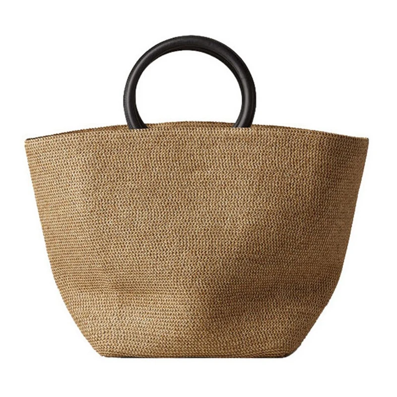 

New Straw Bag Women Handbag Bohemia Beach Bags Handmade Wicker Summer Tote Bags Rattan Bags